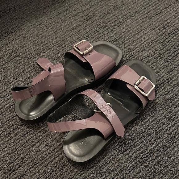 Rachel Comey Shoes - Rachel Comey Mauve and Black Sandals